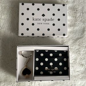 NWT Kate Spade card case / keychain set